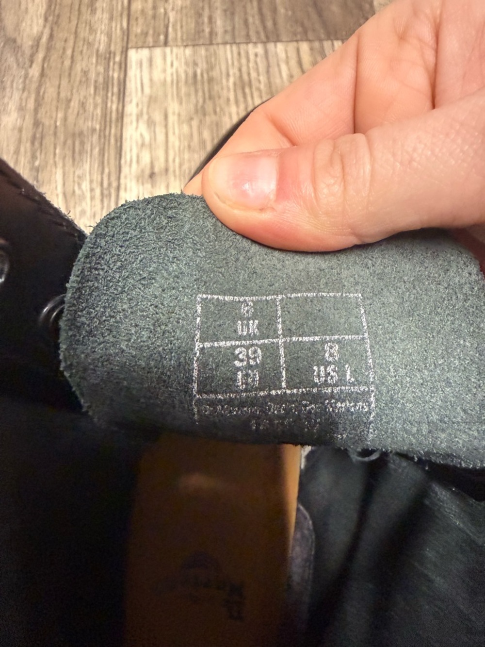 Dr. Martens Black Leather Combat Boots - Picture 5 of 7